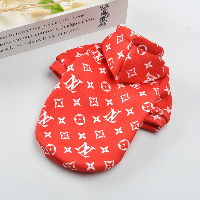 Pet thickened autumn and winter sweater