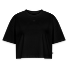 ILMG Oversized Organic Cropped T-Shirt - black